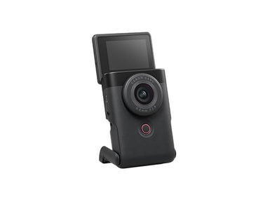 Canon PowerShot V10 Vlogging Kit Compact Camera - Digital Camera (Wide-angle lens, 4k video camera, foldable touchscreen, stereo microphone, tripod, streaming, YouTube, Wi-Fi) black on sale